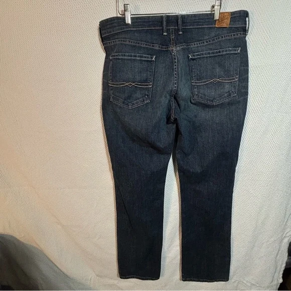 LUCKY BRAND Sz 14 Classic Rider Dark Blue Denim Jeans NEW WITH TAGS - Picture 9 of 12